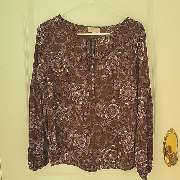 LOFT Tops - Loft outlet boho blouse, sz xs